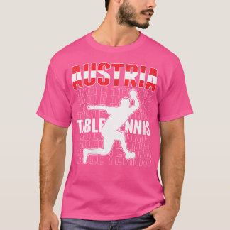 Womens Proud Austria Table Tennis Lovers Jersey Au T-Shirt