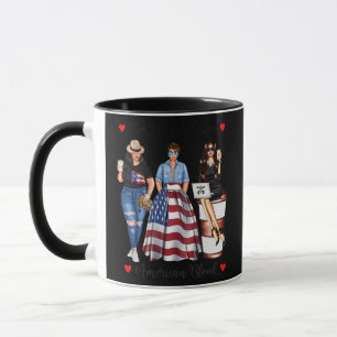 Womens Proud Puerto Rican American Roots Geboren U Tasse