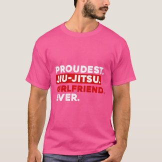 Womens Proudest Jiu-Jitsu-Freundin je T-Shirt