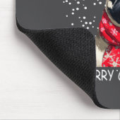 Womens Pug Dog Xmas Santa Hat F Christma Long Slee Mousepad (Ecke)