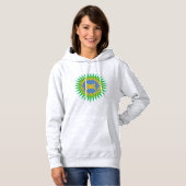 Women's Pullover Hoodie ash   SUN BRASIL  (Vorne ganz)