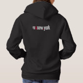 Women's Pullover Hoodie | Vertical NYC Design | Mi (Rückseite)