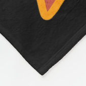 Womens Pumpkin Pregnancy Annnouncement Baby Reveal Fleecedecke (Ecke)