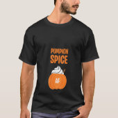 Womens Pumpkin Spice Af Funny F Men Husband Hallo T-Shirt (Vorderseite)
