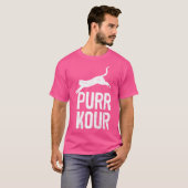Womens Purrkour Funny Jumping Cats Parkour Gear T-Shirt (Vorne ganz)