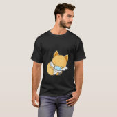 Womens Quarantäne Fox Schlaf Gesichtsmaske Fox T-Shirt (Vorne ganz)