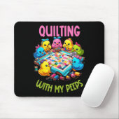 Womens Quilting With My Funny Quilting Gift For Wo Mousepad (Mit Mouse)