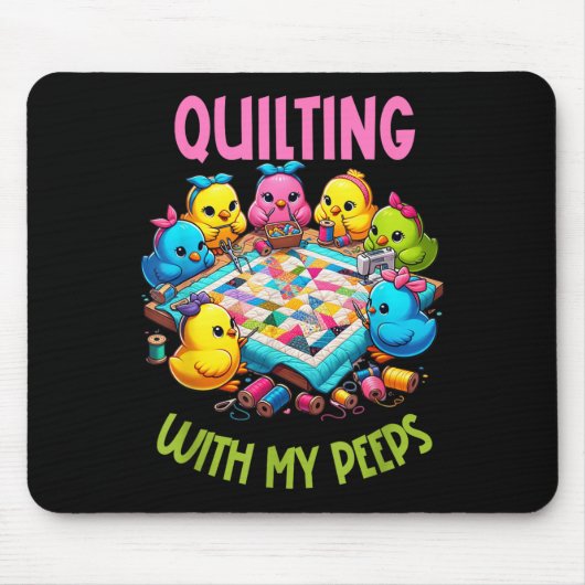 Womens Quilting With My Funny Quilting Gift For Wo Mousepad (Vorne)