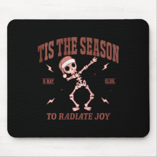 Womens Radiate Joy Krass Tech Radiologin Weihnacht Mousepad