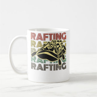 Womens Rafting Retro Loves Kayak Boat Good Paddlin Kaffeetasse