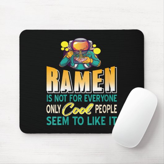 Womens Ramen liebt nur Raumfahrer Funny Noo Mousepad (Mit Mouse)