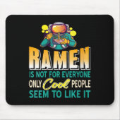 Womens Ramen liebt nur Raumfahrer Funny Noo Mousepad (Vorne)