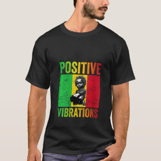 Womens Rasta Baby African Vintag Positive Vibrati T-Shirt