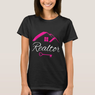 Womens Real Anwesen Agent Niedlich Realtor V-Neck T-Shirt