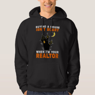 Womens Realtor Halloween Real Anwesen Agent & Brok Hoodie