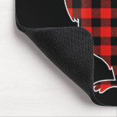 Womens Red Buffalo Plaid Pajama Chicken Merry Chri Mousepad (Ecke)