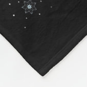 Womens Reindeer Santa Sleigh Flying Funny Magical Fleecedecke (Ecke)