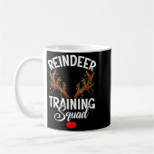 Womens Reindeer Training Squad Team Running Family Kaffeetasse (Links)