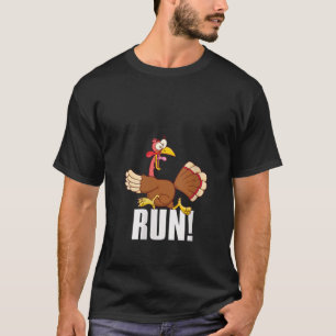 Womens rennen lustigen Erntedank mit 5k Race Turk T-Shirt