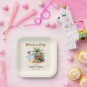 Women's Retirement Beach Aloha Blume Party Pappteller (Party)