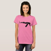 Womens Retro NY AK 47 T-Shirt (Vorne ganz)