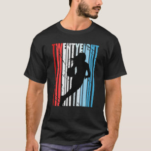 Womens Retro Womens 28. Basketball GeburtstagsPlay T-Shirt