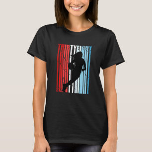 Womens Retro Womens 38. Basketball GeburtstagsPlay T-Shirt