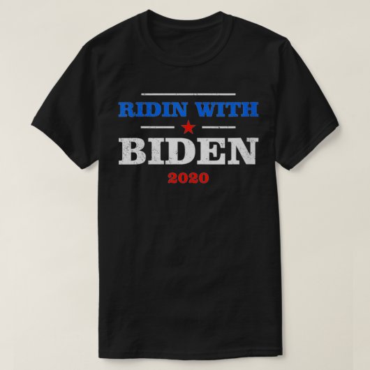 Womens Ridin mit Biden 2020 Joe Biden für den Vors T-Shirt (Design vorne)
