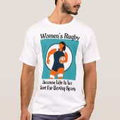 Women's Rugby - Unisex Rugby T - Shirt (Vorderseite)