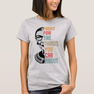Womens Ruth Bader Ginsburg berüchtigter RGB-Kampf T-Shirt