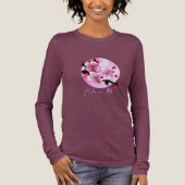 Women's Sakura Long Sleeve T-Shirt  Tri-Blend Shirt (Vorderseite)