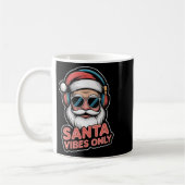 Womens Santa Vibes Only Funny P Culture Christmas Kaffeetasse (Links)
