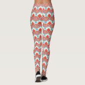 Women's Scallop Print Leggings (Rückseite)