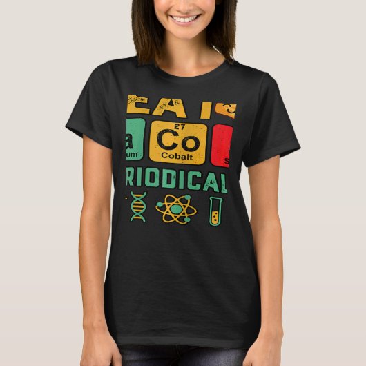 Womens Science I Eat Tacos Periodically Taco Tuesd T-Shirt (Vorderseite)