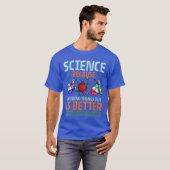 Womens Science Scientist Teacher Student VNeck T-Shirt (Vorne ganz)