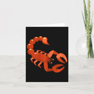 Womens Scorpio Zodiac Oktober November Geburtstag Karte