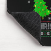Womens Scottie Dog Xmas Tree Lighting Ugly Christm Mousepad (Ecke)