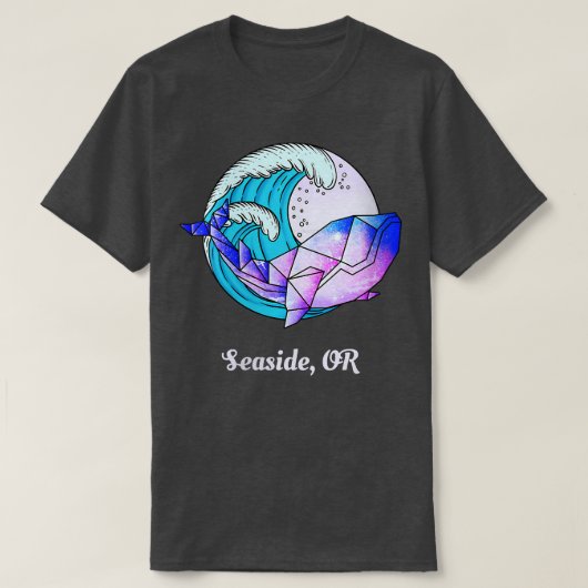 Womens Seaside oder japanische Paint Geometric Orc T-Shirt (Design vorne)