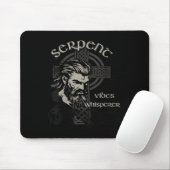 Womens Serpent Vibes Whisperer Nordic Mystic Beard Mousepad (Mit Mouse)