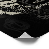 Womens Serpent Vibes Whisperer Nordic Mystic Beard Poster (Ecke)