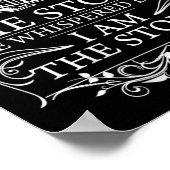 Womens She Whispered Back I Am The Womens Motivati Poster (Ecke)