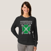 Womens Shenanigans Coordinator Funny St Patricks D T-Shirt (Vorne ganz)