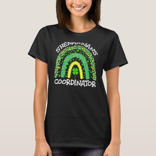 Womens Shenanigans Coordinator St Patrick S Day 1 T-Shirt (Vorderseite)
