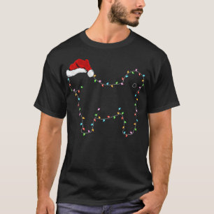 Womens Shih Tzu Dog Xmas Weihnachtsmannmütze Shih  T-Shirt