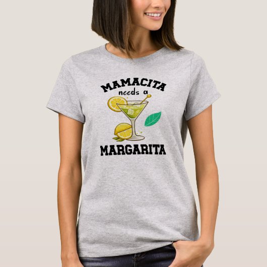 Womens shirts Mamacita Needs A Margarita Funny (Vorderseite)