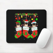 Womens Siamese Cats In Christmas Socks Funny Cat X Mousepad (Mit Mouse)