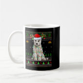Womens Siberian Husky Dog Ugly Christmas Sweater H Kaffeetasse (Links)