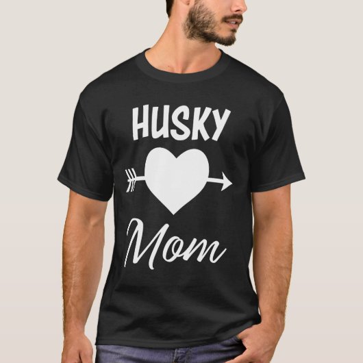 Womens Siberian Husky Mama T-Shirt (Vorderseite)