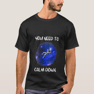 Womens Sie müssen den Astronauten Space V Nec beru T-Shirt