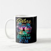 Womens Sisters On The Loose Sisters Trip 2026 Funn Kaffeetasse (Links)